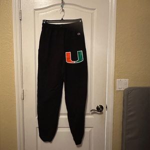 University of Miami sweats